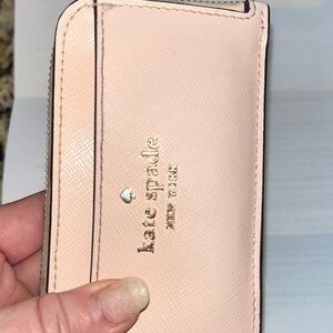 Kate Spade Blush Pink Zip Wallet